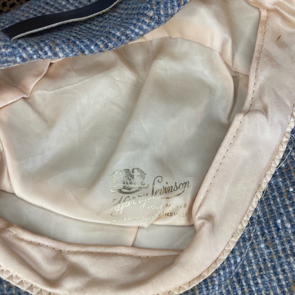 Harry Levinson Vintage wool tweed paperboy cap hat - Picture 3 of 4